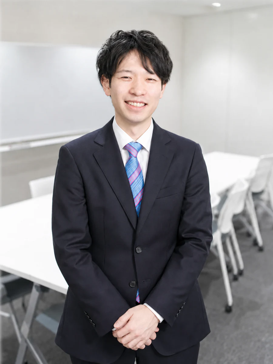 教室で撮影したMarksUp塾長